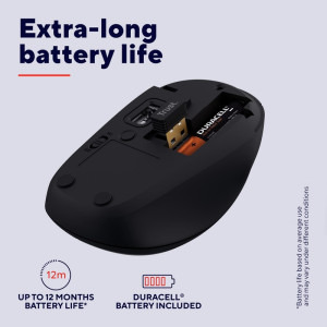 Trust Yvi+ Compact Multi-Device Wireless Black