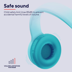 Trust On-Ear, Nouna Wireless Blue