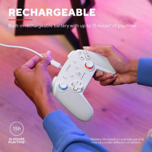 Trust GXT 1246 Muta Wireless White pentru Nintendo Switch