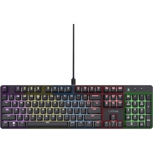 Trust GXT 871 Zora RGB Huano Switch Mecanica Black