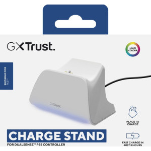 Trust GXT 255 Quick Charge Stand White pentru PS5
