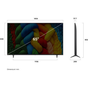 LG Smart TV 65NANO80A3B Seria NANO80 164cm 4K UHD HDR
