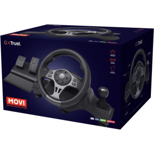 Trust GXT 289 Movi Racing Wheel Black pentru PC, PS4, Xbox One/Series X|S, Nintendo Switch