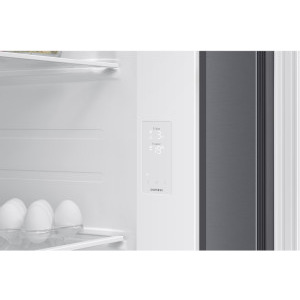 Samsung RS70F64KETEO, 659 L, Clasa E, Full No Frost, Digital Inverter, All Around Cooling, SpaceMax, Metal Cooling, AI Energy, SmartThings, Control electronic, 178 cm, Argintiu