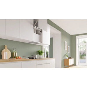Bosch integrata DLN56AC50, Putere de absorbtie 645 m3/h, Clasa B, 4 trepte de viteza, Iluminare LED, 52 cm, Inox