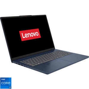 Laptop Lenovo 16 IdeaPad Slim 3 16IRH10, WUXGA IPS, Procesor Intel® Core™ i7-13620H (24M Cache, up to 4.90 GHz), 16GB DDR5, 512GB SSD, Intel UHD, No OS, Cosmic Blue