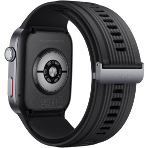 Huawei Watch D2, Alloy aluminum, curea Black Silicon