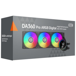 Cooler CPU PCCooler DA360 Pro ARGB Digital Black - PC Garage