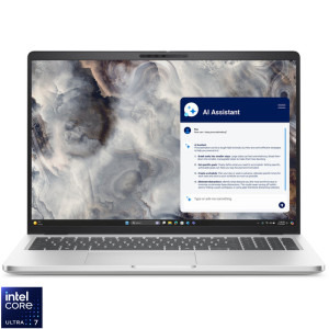 Laptop DELL 16 Pro 16 Plus PB16250, FHD+, Procesor Intel® Core™ Ultra 7 265U (12M Cache, up to 5.30 GHz), 32GB DDR5, 1TB SSD, Intel Graphics, Win 11 Pro, 3Yr BOS