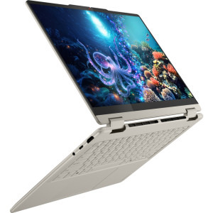 Lenovo 14'' Yoga 7 2-in-1 14ILL10, 2.8K OLED 120Hz Touch, Procesor Intel® Core™ Ultra 7 258V (12M Cache, up to 4.80 GHz), 32GB LPDDR5X, 1TB SSD, Intel Arc 140V, No OS, Seashell, 3Yr Onsite Premium Care