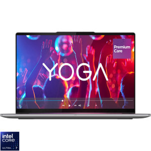 Laptop Lenovo 14 Yoga Slim 7 14ILL10, WUXGA OLED, Procesor Intel® Core™ Ultra 7 258V (12M Cache, up to 4.80 GHz), 32GB LPDDR5X, 1TB SSD, Intel Arc 140V, Win 11 Pro, Luna Grey, 3Yr Onsite Premium Care
