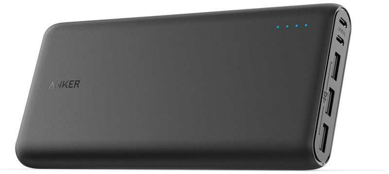 Baterie externa Anker PowerCore 26800 mAh, 3.0A, 3x USB, Black, tehnologie PowerIQ si Voltage Boost, multi-charge 3 device-uri