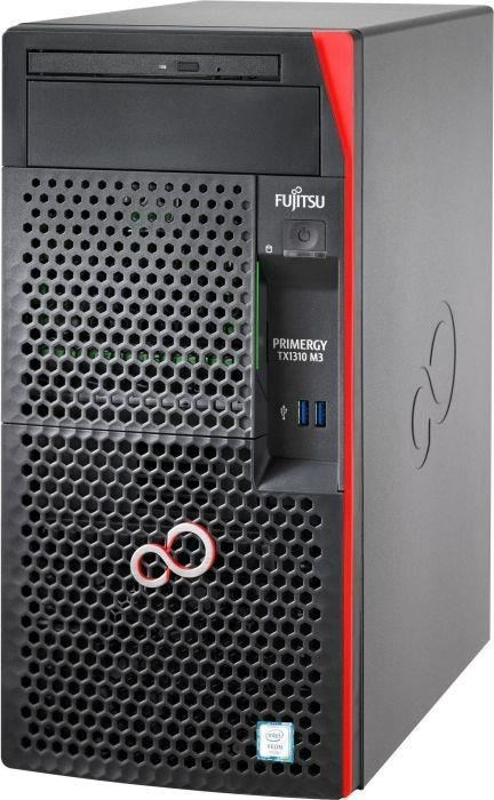 Server Fujitsu Primergy TX1310 M3, Procesor Intel® Xeon® E3-1225 v6 3.3GHz, 1x 16GB UDIMM ECC DDR4 2400MHz, 2x 1TB 7.2K 6G SATA Fujitsu imagine noua idaho.ro