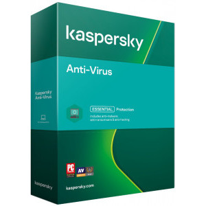 Kaspersky AntiVirus, 1 Dispozitiv, 1 An, Licenta noua, Retail