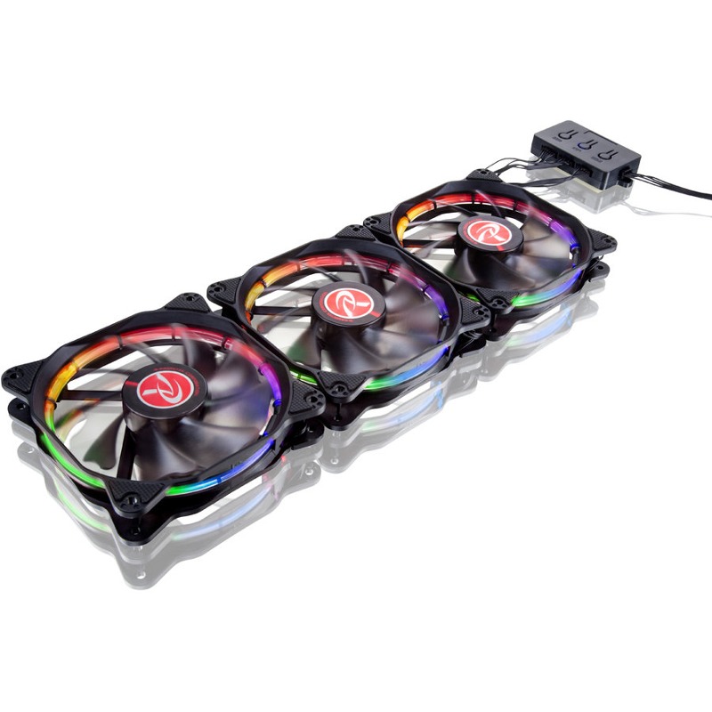 Ventilator / radiator Raijintek AURA 12 RGB LED with Controller , 3