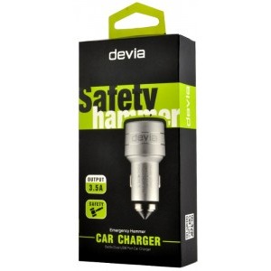 Devia Auto, Devia Battle, 2x USB, 3.5A, Universal, Gri