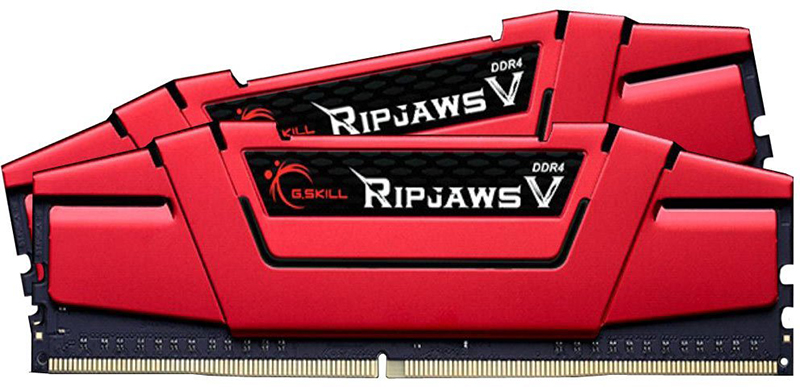 Memorie G.Skill Ripjaws V Red 16GB DDR4 3200MHz CL14 1.35v Dual Channel Kit