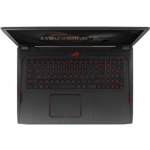 ASUS Gaming 17.3'' ROG Strix GL702ZC, FHD, Procesor AMD Ryzen 5 1600 (3.2GHz, up to 3.6GHz, 16MB), 8GB DDR4, 1TB + 8GB SSH, Radeon RX 580 4GB, Win 10 Home, Black Metal