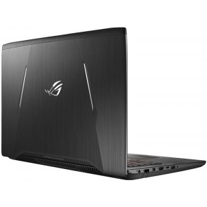 ASUS Gaming 17.3'' ROG Strix GL702ZC, FHD, Procesor AMD Ryzen 5 1600 (3.2GHz, up to 3.6GHz, 16MB), 8GB DDR4, 1TB + 8GB SSH, Radeon RX 580 4GB, Win 10 Home, Black Metal