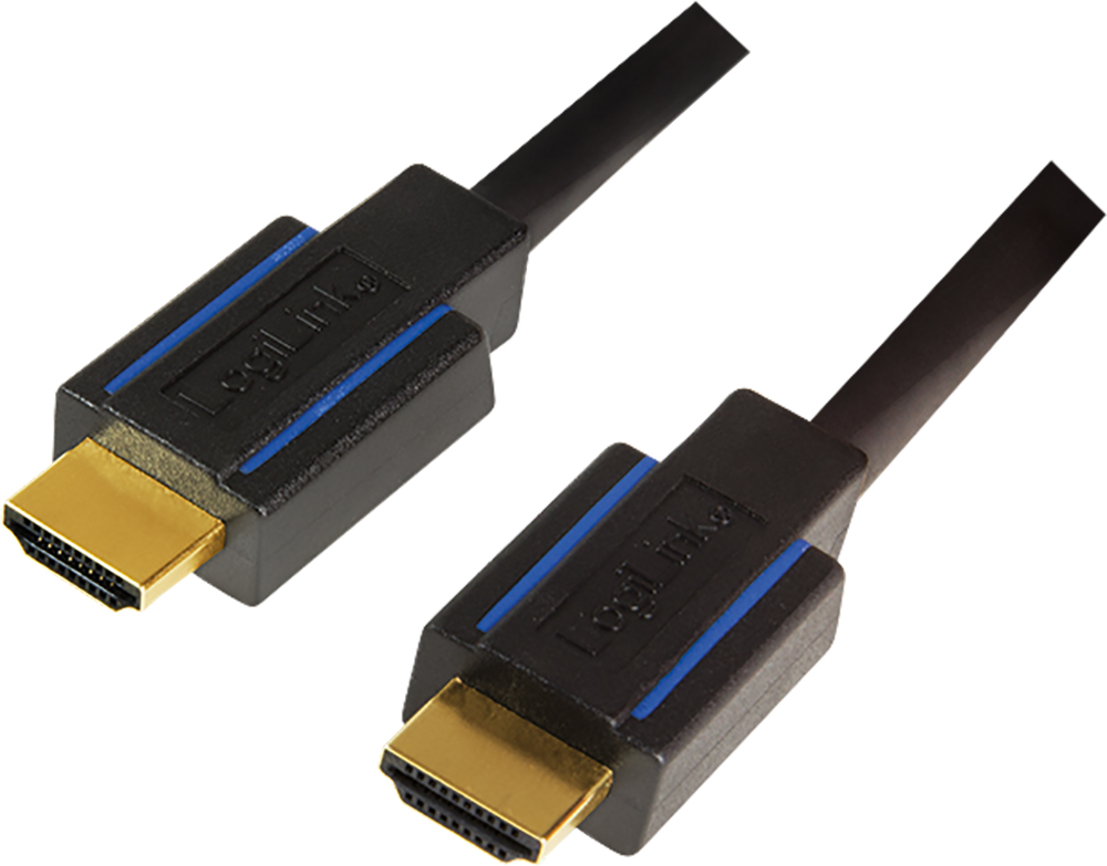 Cablu video Logilink HDMI Male - HDMI Male, v2.0, 5m, negru