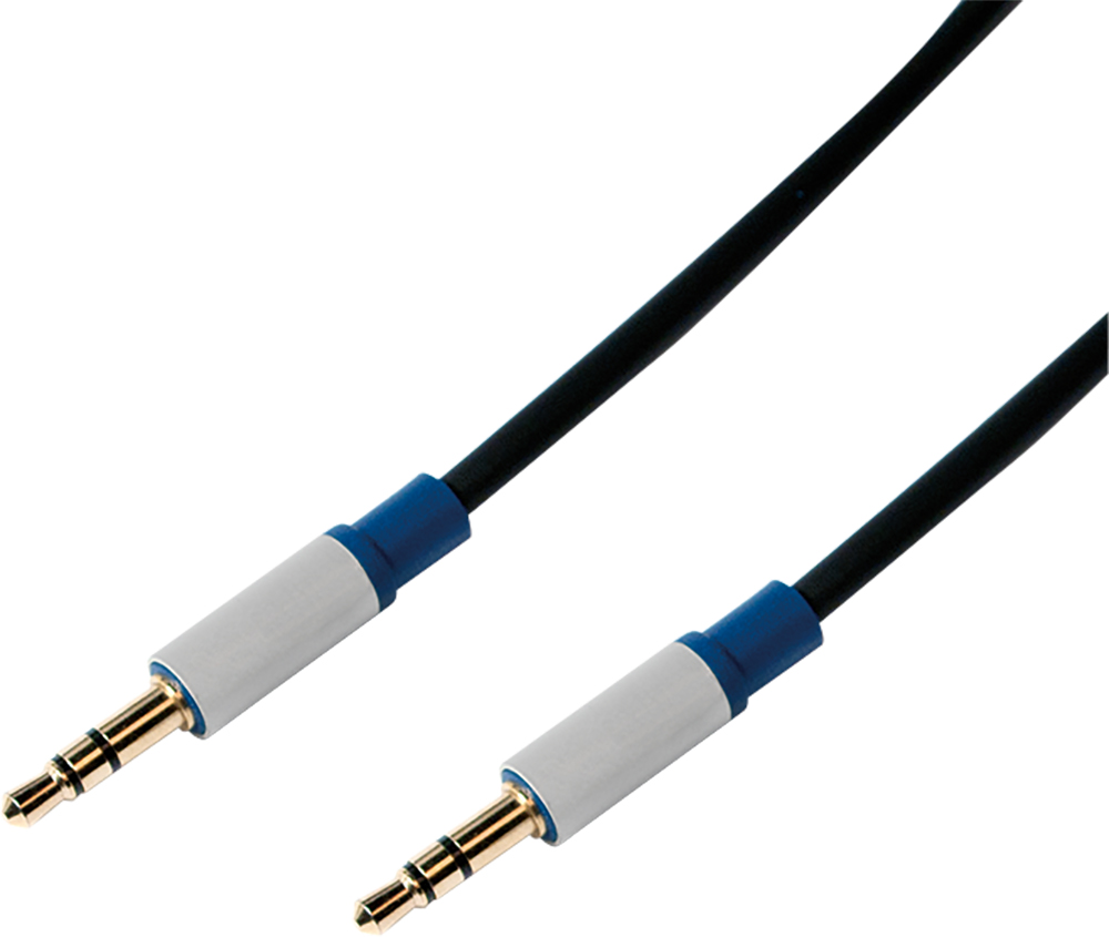Cablu audio Logilink Jack 3.5 mm Male - Jack 3.5 mm Male, 1.5m, negru