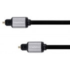Cablu audio Kruger&Matz S/PDIF Optic Male - S/PDIF Optic Male, 5m, negru
