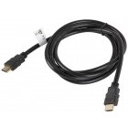 Cablu video Lanberg HDMI Male - HDMI Male, v1.4, 20m, negru
