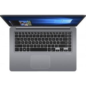 ASUS 15.6'' VivoBook S15 S510UN, FHD, Procesor Intel® Core™ i7-8550U (8M Cache, up to 4.00 GHz), 8GB DDR4, 1TB, GeForce MX150 2GB, Endless OS, Gray Metal