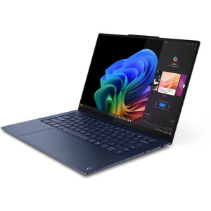 Lenovo 14.5'' Yoga Slim 7 14Q8X9, 3K OLED 90Hz Touch, Procesor Qualcomm Snapdragon X Elite X1E-78-100, 32GB LPDDR5X, 1TB SSD,  Qualcomm Adreno, Win 11 Pro (on ARM), Cosmic Blue