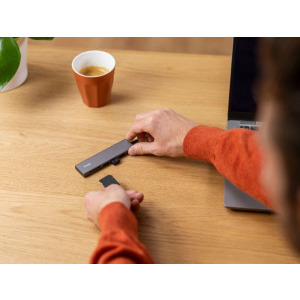 Trust Halyx Fast USB-C & Card Reader, 3-port Hub
