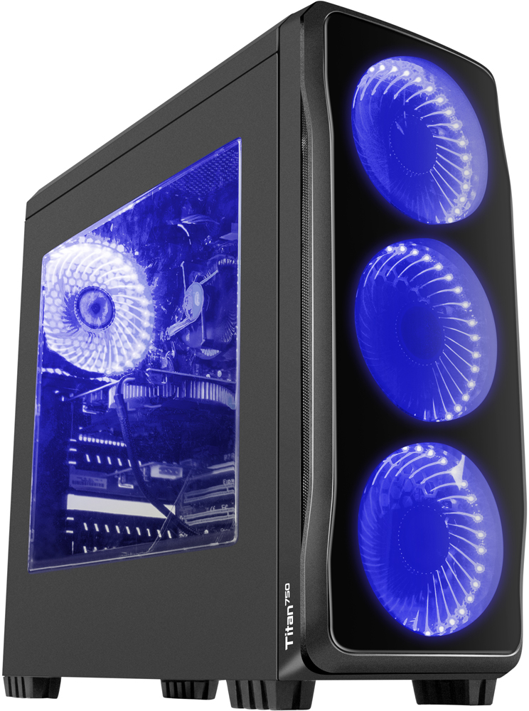 Carcasa Genesis Titan 750 Blue