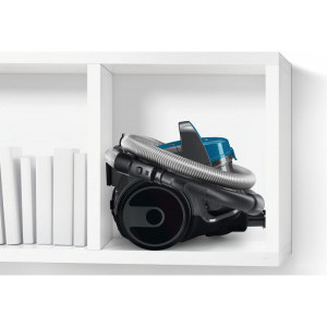 Bosch 3A BGC05A220, fara sac, 700W, 1.5L, Negru-Albastru