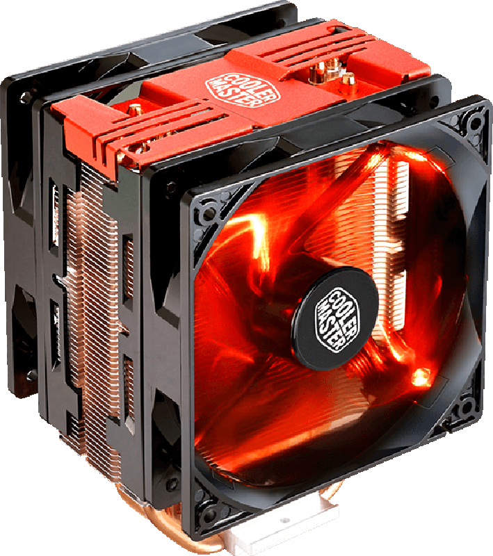 Cooler CPU Cooler Master Hyper 212 LED Turbo Red Cover