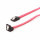 Cablu componente Gembird SATA-III Female - SATA-III Female, 0.1m, conector 90 grade, rosu