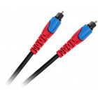 Cablu audio Cabletech S/PDIF Optic Male - S/PDIF Optic Male, 1m, negru