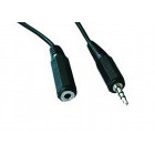 Cablu audio Gembird Jack 3.5 mm Male - Jack 3.5 mm Female, 3m, negru