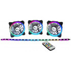 Inter-Tech Argus RS03 120mm RGB LED + RGB LED Strip