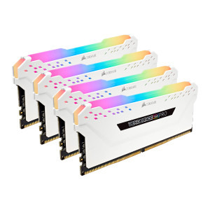 Corsair Vengeance RGB PRO White 32GB DDR4 3000MHz CL15 Quad Channel Kit