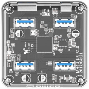 Orico MH4U USB 3.0 Transparent