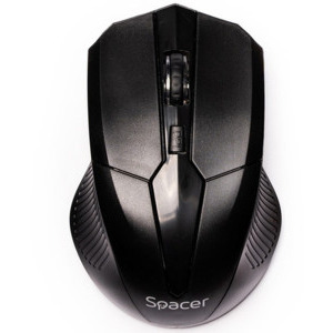Spacer SPMO-W02, Wireless, Black