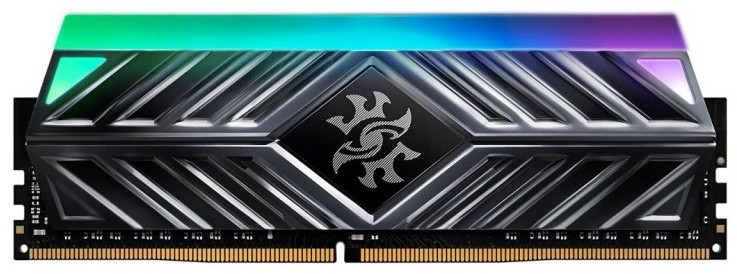 Memorie ADATA XPG Spectrix D41 Tungsten Grey RGB 8GB DDR4 3000MHz CL16