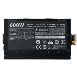 Cooler Master Elite V3, 80+, 600W