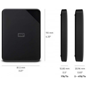 WD Elements SE 1TB USB 3.0 Black