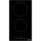 Plita incorporabila Heinner HBHI-M2ZBSTC, Inductie, 2 zone de gatit, Touch control, Boost, 30 cm, Negru