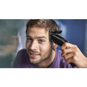 Philips Seria 3000 HC3520/15 cu Tehnologie DualCut, 13 setari lungime, Lame din otel inoxidabil