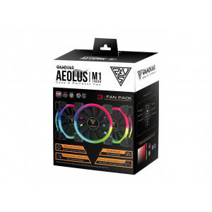 Gamdias Aeolus M1 1403R 3 Fan Pack RGB