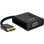 AXAGON 1x HDMI 1.4b Male - 1x VGA Female + 1x microUSB Female