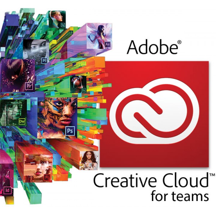 Adobe Creative Cloud for teams All Apps, 1 user, subscriptie 1 an