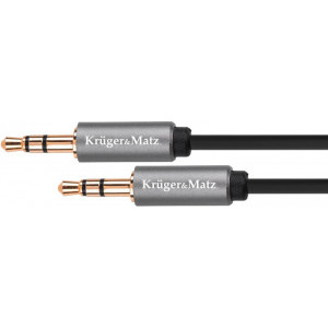 Kruger&Matz Jack 3.5 mm Male - Jack 3.5 mm Male, 3m, negru