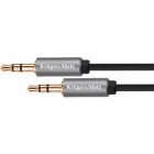 Cablu audio Kruger&Matz Jack 3.5 mm Male - Jack 3.5 mm Male, 3m, negru